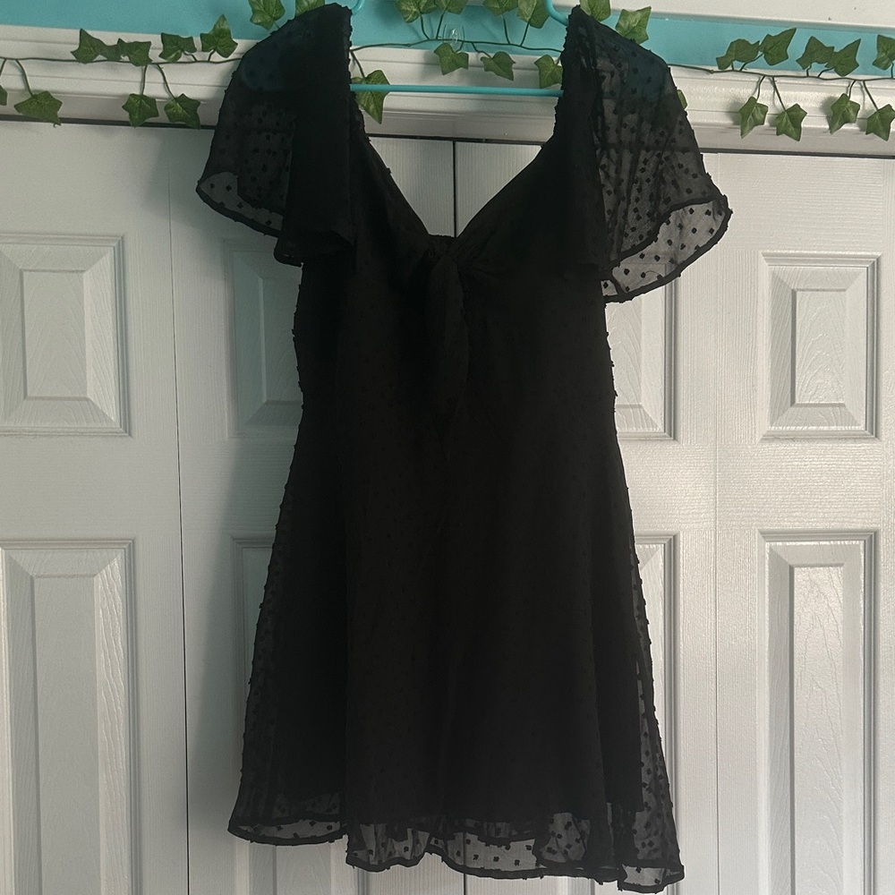 Elegant Black Mini Dress